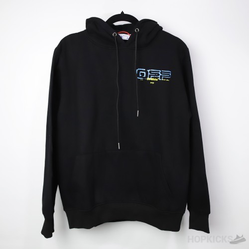 Off-White Black Turquoise Hoodie